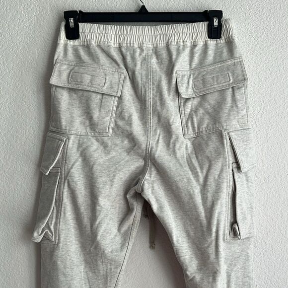 DRKSHDW Rick Owens Drawstring Cargo Jogger Pants, Grey, NWT, Size M - Picture 5 of 9